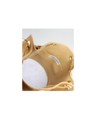 Cubo redondo Mala Camel en Skin