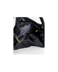 Ladies' Black Suitcase in Suede