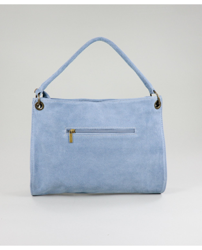 Lady's Blue Mala en Camurça