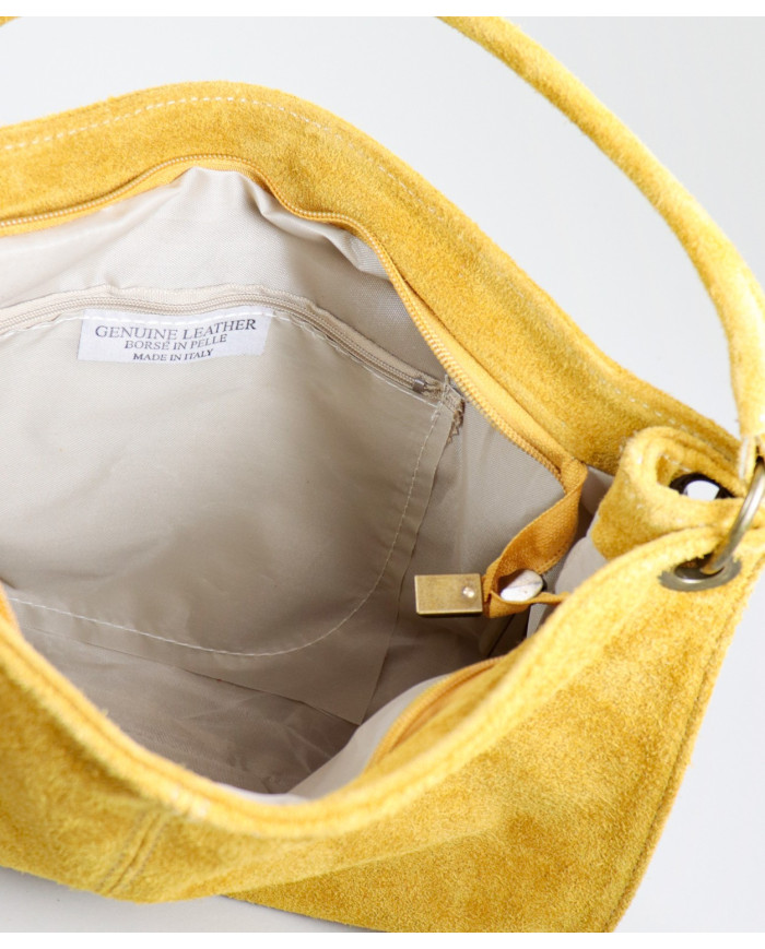 Mala Mostarda de Senhora en Camurça