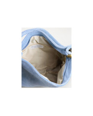 Lady's Blue Mala in Camurça