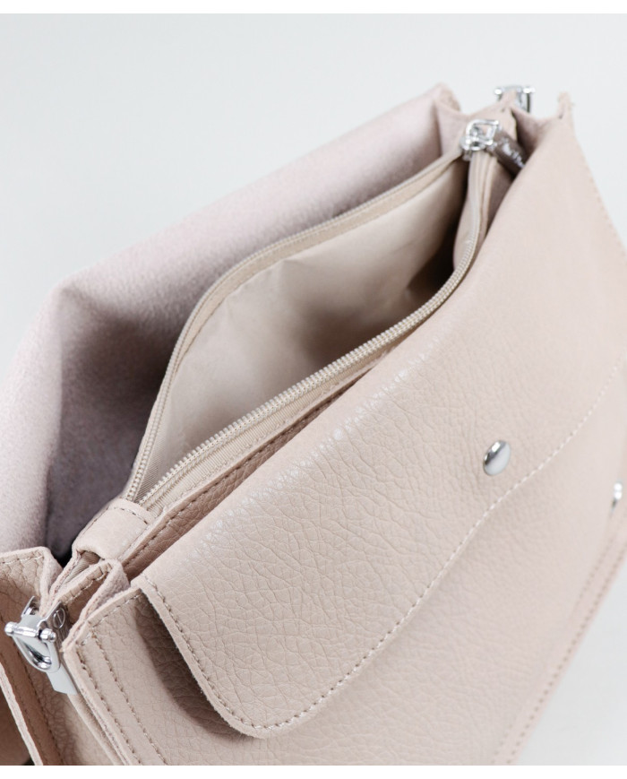 Lady Taupe Bag with Partitions