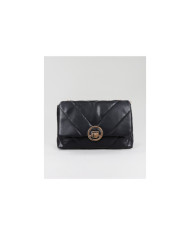 Lady's Black Suitcase with Chain Handle