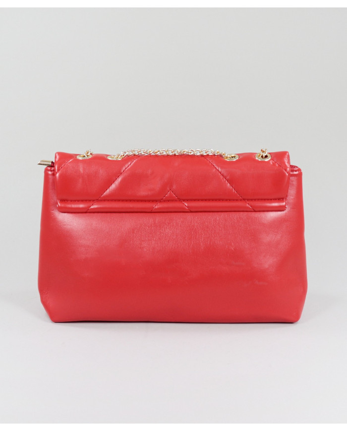 Red Lady Bag with Chain Strap
