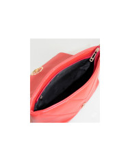 Bolsa de Dama Roja con Correa de Cadena