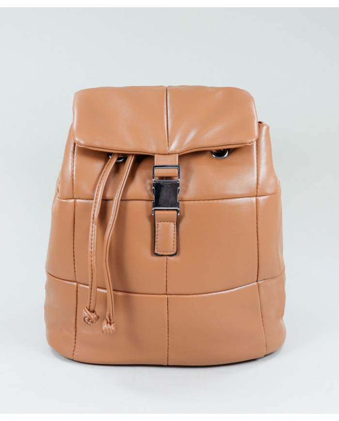 Mochila Camel con cordones ajustables