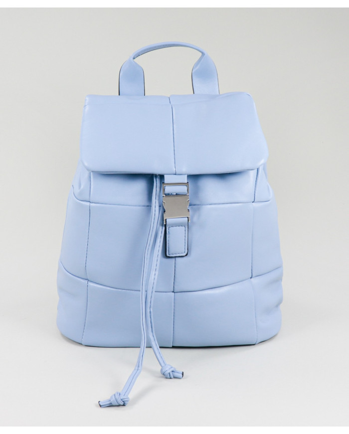 Mochila Azul com Cordões Ajustáveis