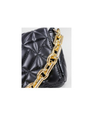 Lady's Black Suitcase with Chain Handle