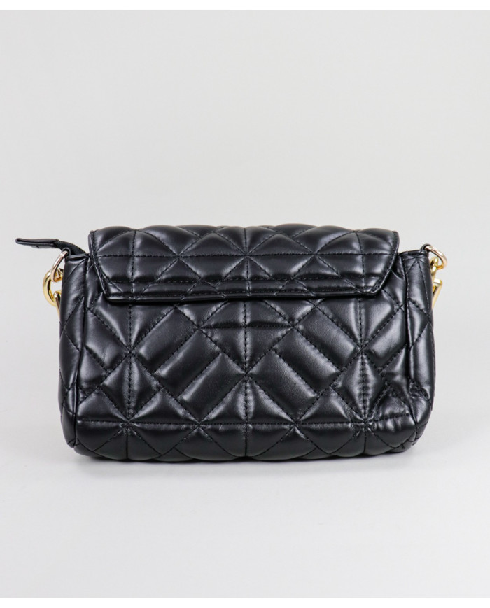 Lady's Black Suitcase with Chain Handle