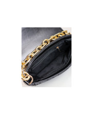 Lady's Black Suitcase with Chain Handle