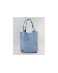Bolsa de Blue Lady clara en la piel