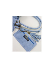 Bolsa de Blue Lady clara en la piel