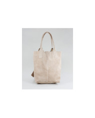 Bolsa de Lady Taupe en la piel