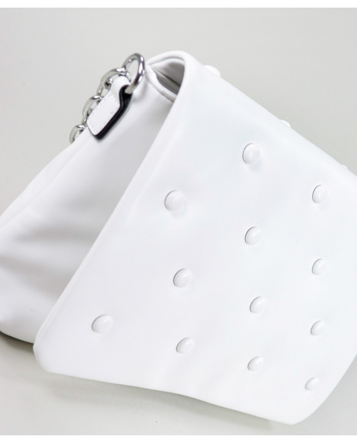 Mala Branca de Senhora com Tachas