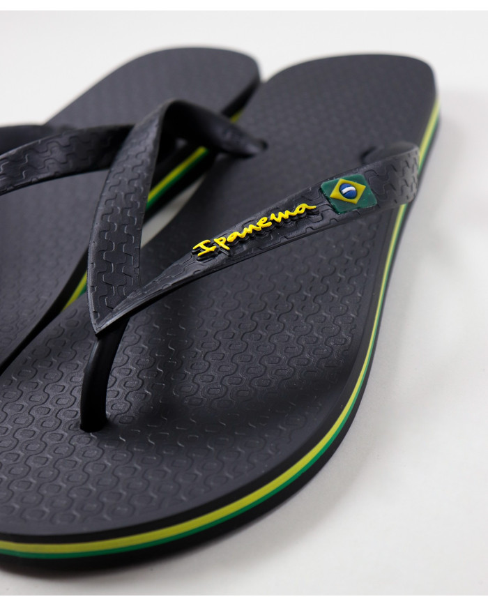 Chinelos Ipanema Brasil Classic II  de Homem Pretos
