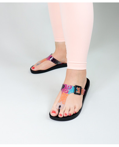 Zapatillas Ipanema Arte Urbano Conecta Negro