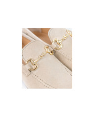 Zapatos Rasos de mujer con aplicación de oro