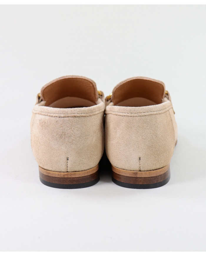 Zapatos Rasos de mujer con aplicación de oro