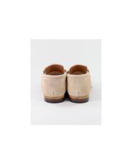 Rasos Taupe Ginova Women Shoes with Golden Application