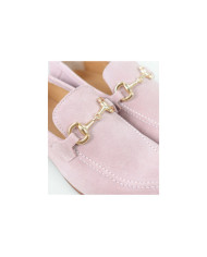 Rasos Pink Ginova Women Shoes with Golden Application