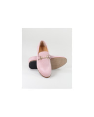 Rasos Pink Ginova Women Shoes with Golden Application
