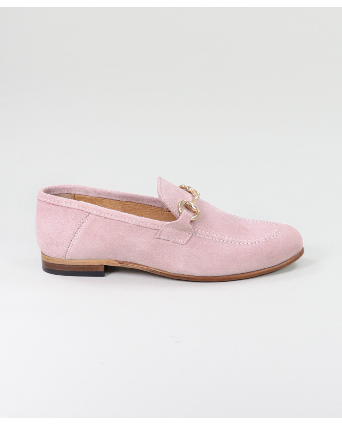 Zapatos Rasos de mujer con aplicación de oro