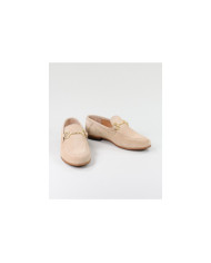 Zapatos Rasos de mujer con aplicación de oro