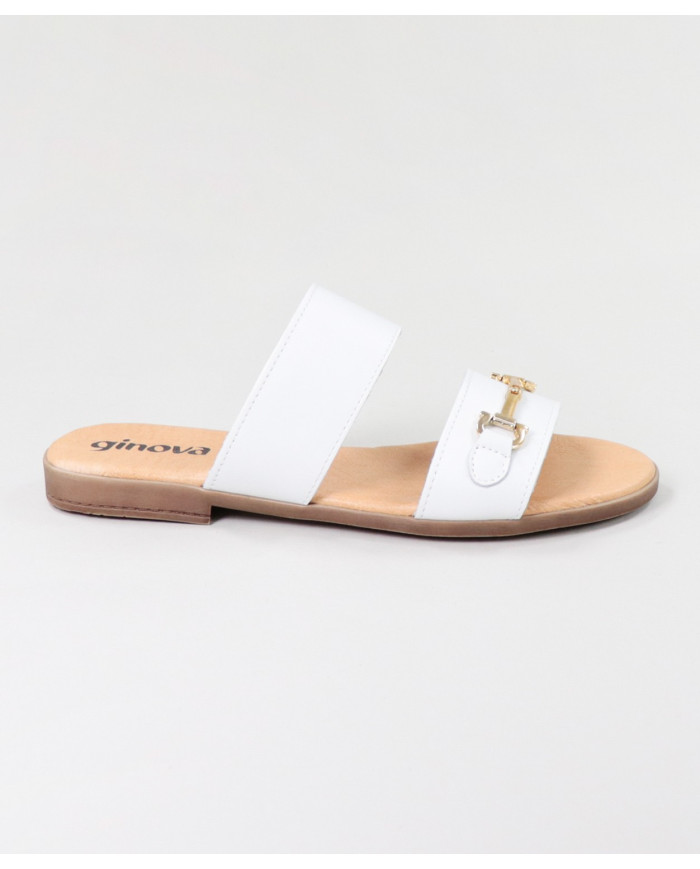 Señoras Zapatillas con Golden Aplique