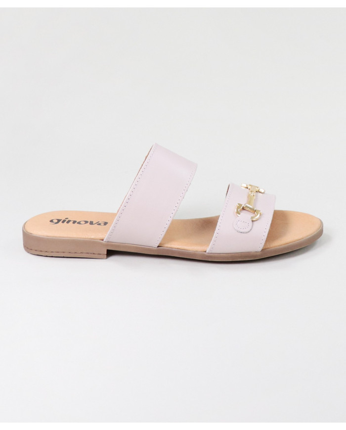 Señoras Zapatillas con Golden Aplique