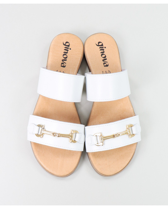 Señoras Zapatillas con Golden Aplique