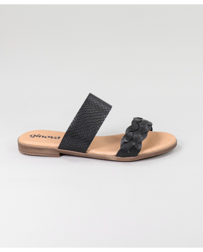 Zapatillas de Mujer Ginova con dos Tiras