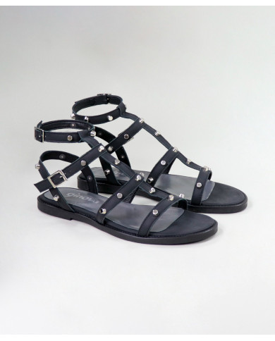 Sandalias Rasa con Tachas Lady