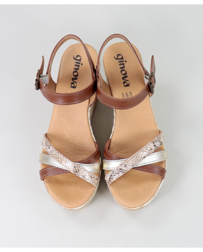 Sandalias de Cunha Senhora Ginova