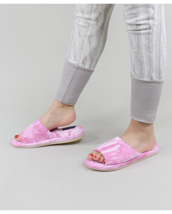 Room Slippers DeFonseca Rosa de Senhora Open to the Front
