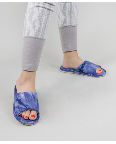 Blue DeFonseca de Senhora Bedroom Slippers Open to the Front