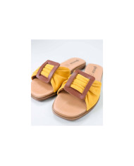 Pantuflas Ginova de Mujer con Apliques de Piel