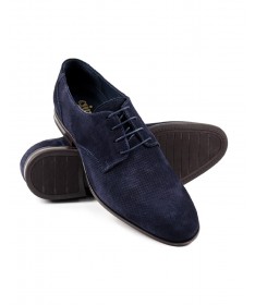 Sapatos de Homem Ginova Azuis com Sola de Borracha