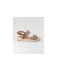 Sandálias Taupe de Senhora Ginova com Tiras
