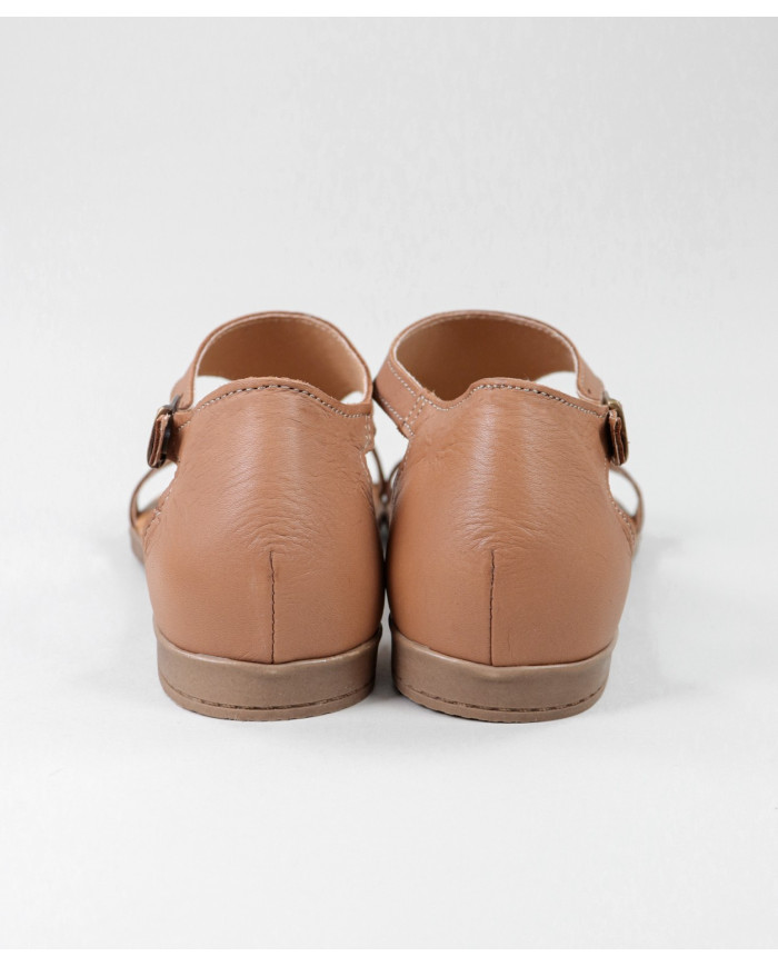 Camel de Senhora Ginova Sandals Adjustable