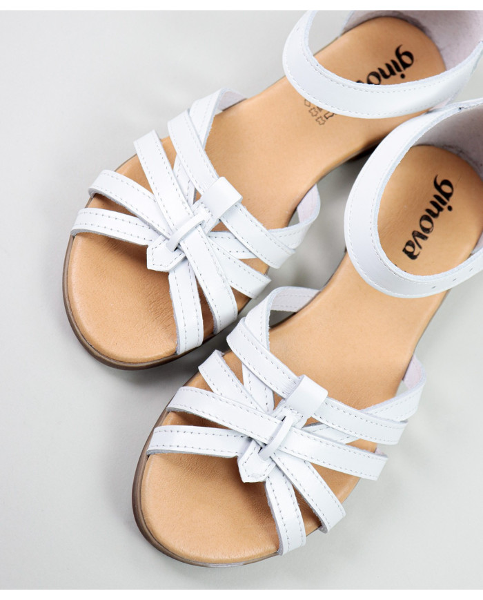 Sandal with Cross Strips by Mrs. Ginova
