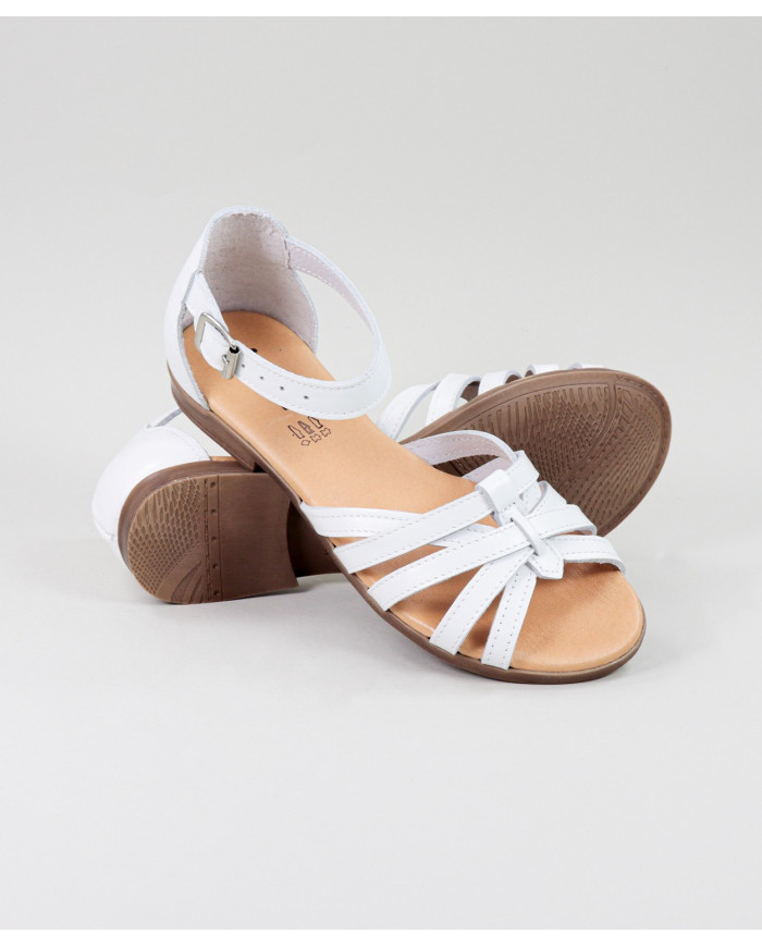 Sandal with Cross Strips by Mrs. Ginova