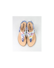 Sandalias Lady Ginova con Patrón Floral