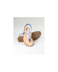 Lady Ginova Sandals with Floral Pattern
