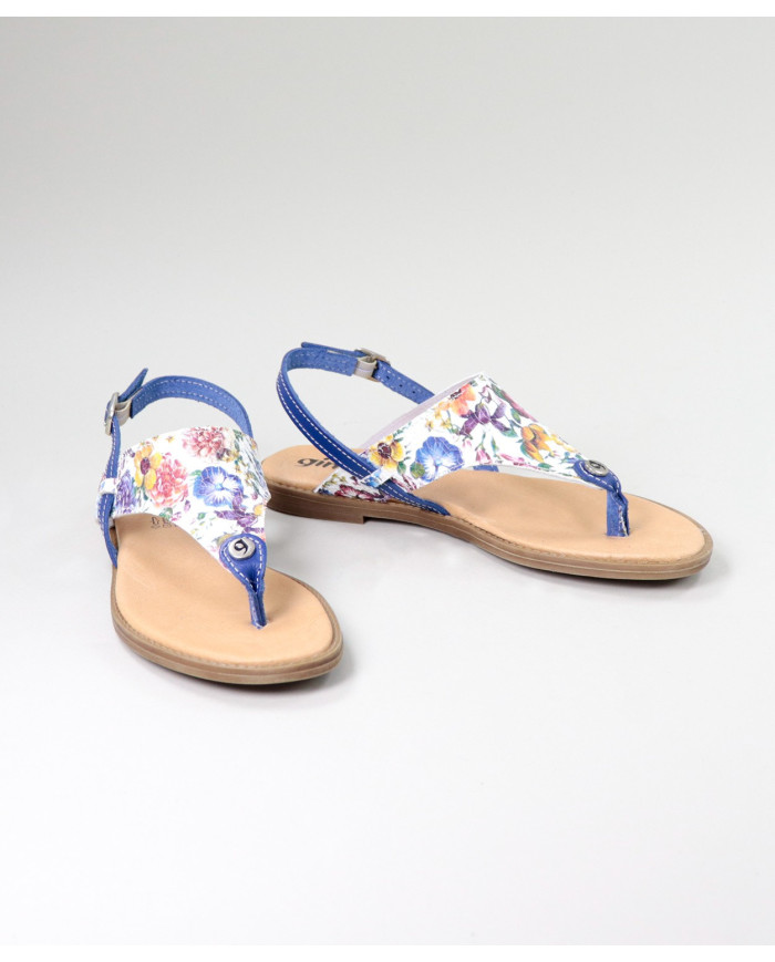 Sandalias Lady Ginova con Patrón Floral