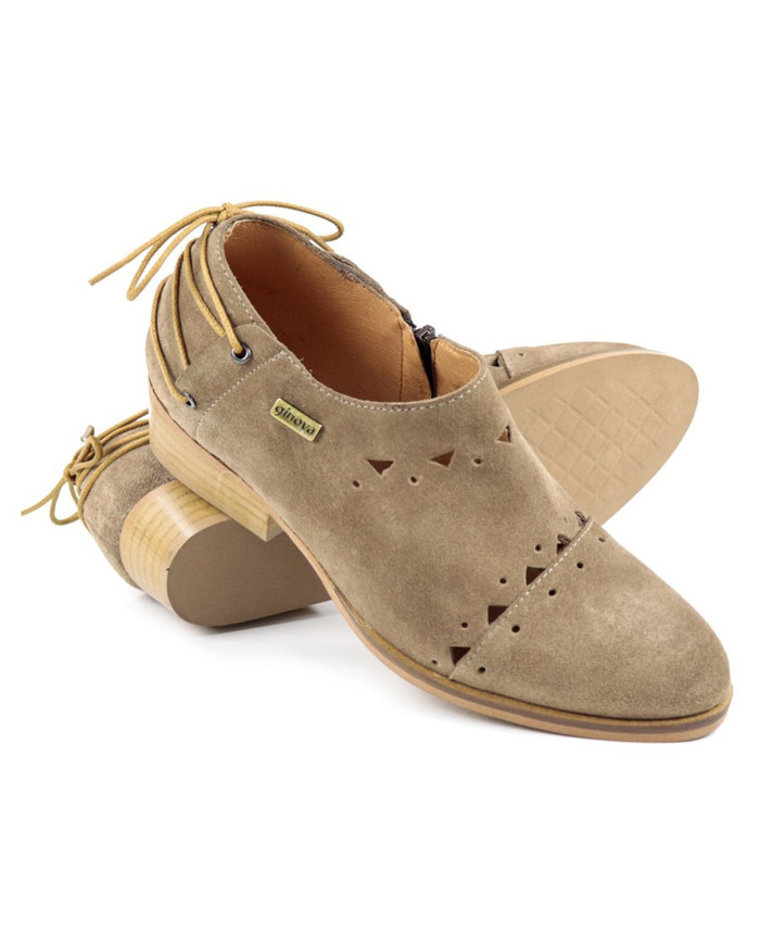 Ms. Taupe Ginova Boots with Wholesaler Back