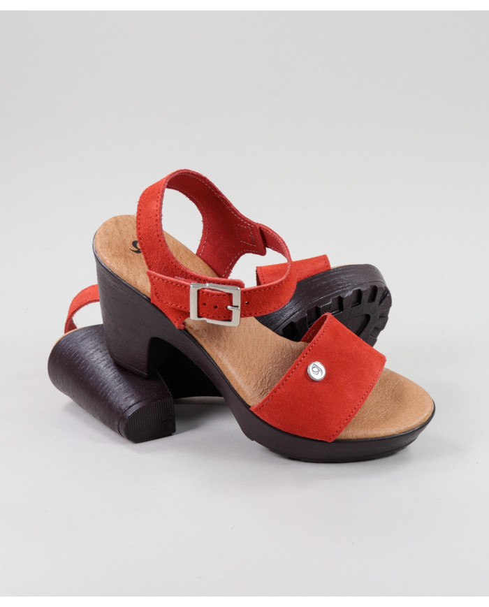 Red Sandals by Mrs Ginova Adjustable
