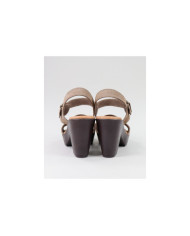 Sandals Taupe by Senhora Ginova Adjustable
