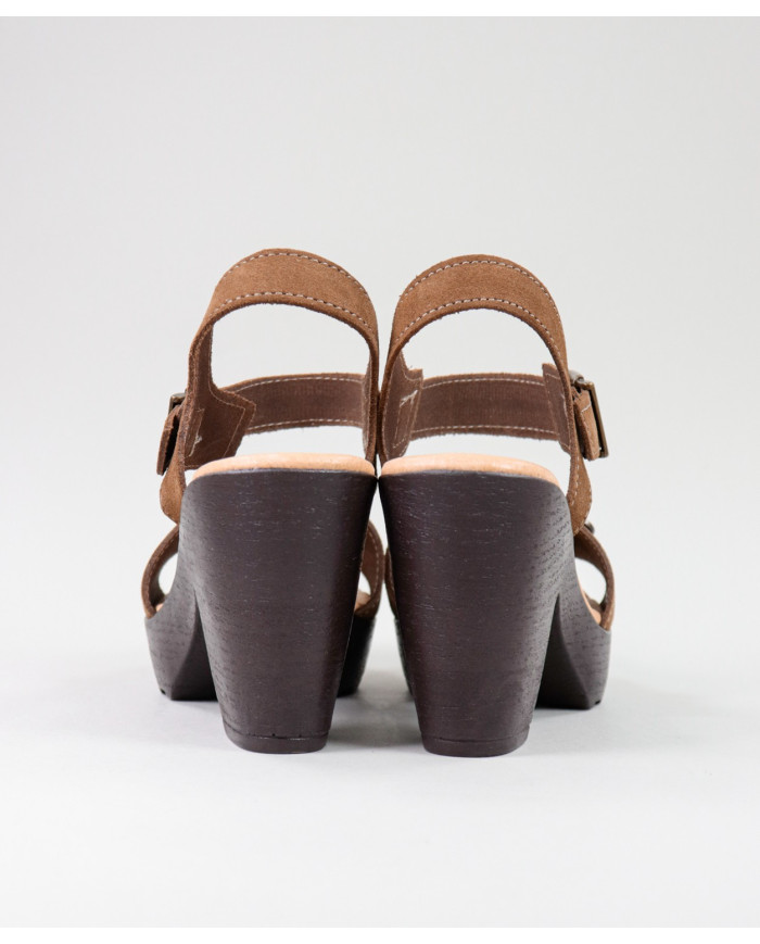Camel de Senhora Ginova Sandals Adjustable