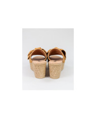 Lady's Slippers with Ribbon Wedge