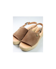 Sandalias en Camurça con Wedge Ginova